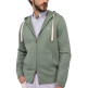 sweat-shirt homme  el ganso sweat-shirt cremallera verde