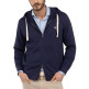 sweat-shirt homme  el ganso sweat-shirt cremallera marino