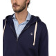 sweat-shirt homme  el ganso sweat-shirt cremallera marino