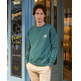 sweat-shirt homme  ganso sweat-shirt cuello caja verde