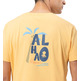 t-shirt homme  pulpo t-shirt estampado aloha naran