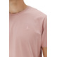 t-shirt homme  el pulpo t-shirt básica bordado rosa p