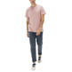 t-shirt homme  el pulpo t-shirt básica bordado rosa p