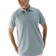 homme pôle lavado bordado a contrast azulgris