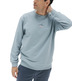 homme sweat-shirt el mar todo lo-cura a azulgris