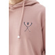 homme sweat-shirt capucha palas dibujad rosa