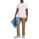 t-shirt homme  lee workwear crew tee ecru