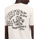 t-shirt homme  lee workwear crew tee ecru