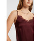chemise femme  ESPRIT satin drape top