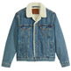 cazadora homme  levi's type 3 sherpa trucker in the m