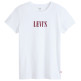 t-shirt femme  levi's the perfect tee serif stud out