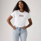 t-shirt femme  levi's the perfect tee serif stud out