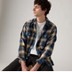 chemise homme  levi's jackson worker warwick plaid v