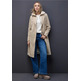manteau femme  street long revers coat w. removable