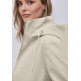manteau femme  street mid length parka w. hoody