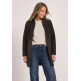femme mat mix teddy coat w. quilting 17111