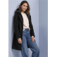 femme revers coat w. hoody insert 10001