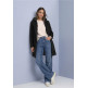femme revers coat w. hoody insert 10001
