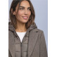 femme revers coat w. hoody insert 17655