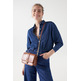 sac à main femme salsa vegan leather metal logo cross