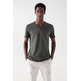 t-shirt homme  salsa new vneck basic t-shirt slim f