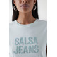 t-shirt femme  salsa embroidered logo t-shirt