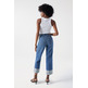 jeans femme  salsa jeans faith with cuff