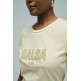 t-shirt femme  salsa jeans institutional beaded branding
