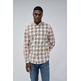 chemise homme salsa plaid corduroy shirt regular f