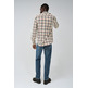 chemise homme salsa plaid corduroy shirt regular f
