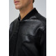 cazadora homme  salsa jeans hooded fake leather bomber jac