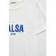 t-shirt femme salsa t-shirt with embroidered brand