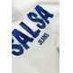 t-shirt femme salsa t-shirt with embroidered brand