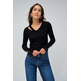 maillot femme salsa long-sleeve sweater in cashmer