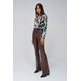 chemise femme salsa satin basic shirt with placket