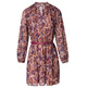 robe femme salsa allover pleated dress with bel