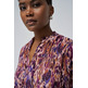 robe femme salsa allover pleated dress with bel