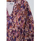 robe femme salsa allover pleated dress with bel