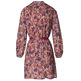 robe femme salsa allover pleated dress with bel