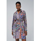 robe femme salsa dress w/ elastic waist & shirt
