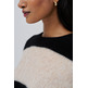 maillot femme salsa sweater with contrasting hem