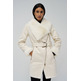 manteau femme salsa long shearling coat