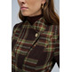 manteau femme  salsa jeans long wool peacoat with belt