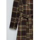 manteau femme  salsa jeans long wool peacoat with belt