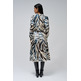 robe femme salsa shirtdress with mandarin colla