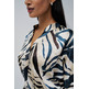 robe femme salsa shirtdress with mandarin colla