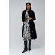robe femme salsa shirtdress with mandarin colla
