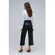 jeans femme  salsa jeans true cropped wide pu