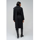 manteau femme  salsa scarf effect wool coat
