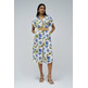 robe femme salsa jeans linen shirt dress w/front butt